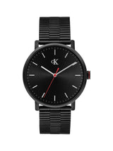 Calvin Klein Ck Real Qtz Basic Slim Black Round Dial Men's Watch 25200600