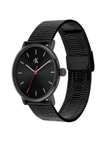 Calvin Klein Ck Real Qtz Basic Slim Black Round Dial Men's Watch 25200600