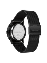 Calvin Klein Exceptional Qtz Basic Slim Black Round Dial Men's Watch 25200603