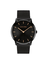 Calvin Klein Exceptional Black 37.5 mm Dial Unisex Watch 25300002