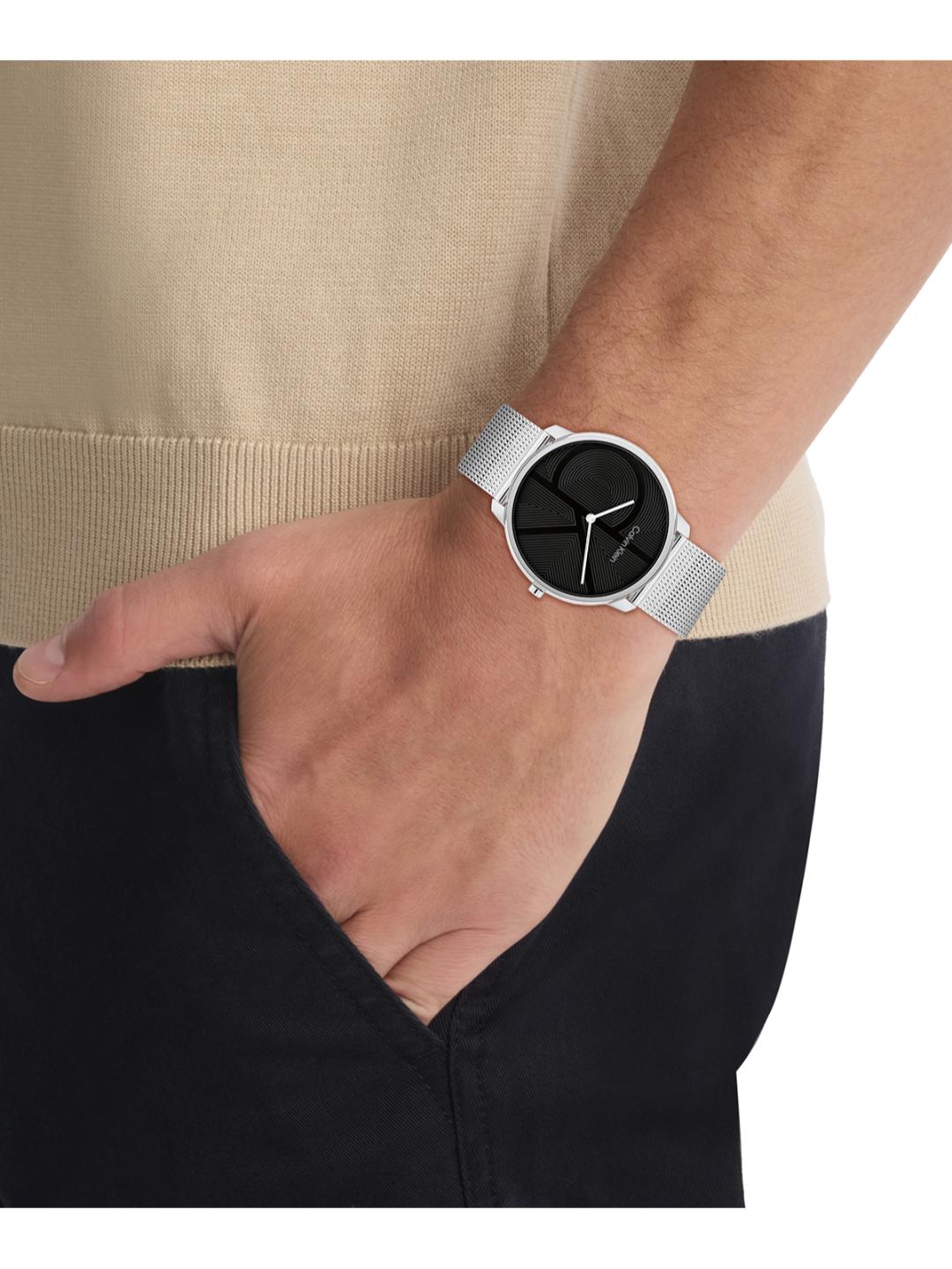 Calvin Klein Iconic Black 40 mm Dial Unisex Watch 25300012