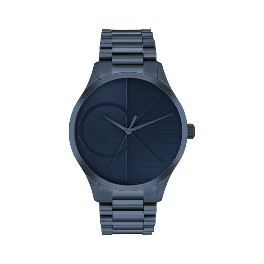 Calvin Klein ICONIC 42 mm Blue Dial Unisex Watch-  25300026