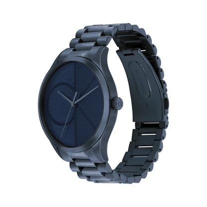 Calvin Klein ICONIC 42 mm Blue Dial Unisex Watch-  25300026