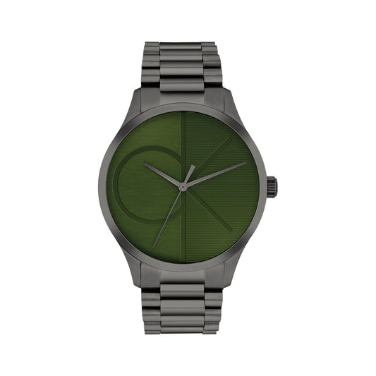 Calvin Klein ICONIC 42 mm Green Dial Unisex Watch-  25300027
