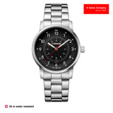 Wenger Avenue 42mm Black Dial Men Analog Watch 01.1641.116