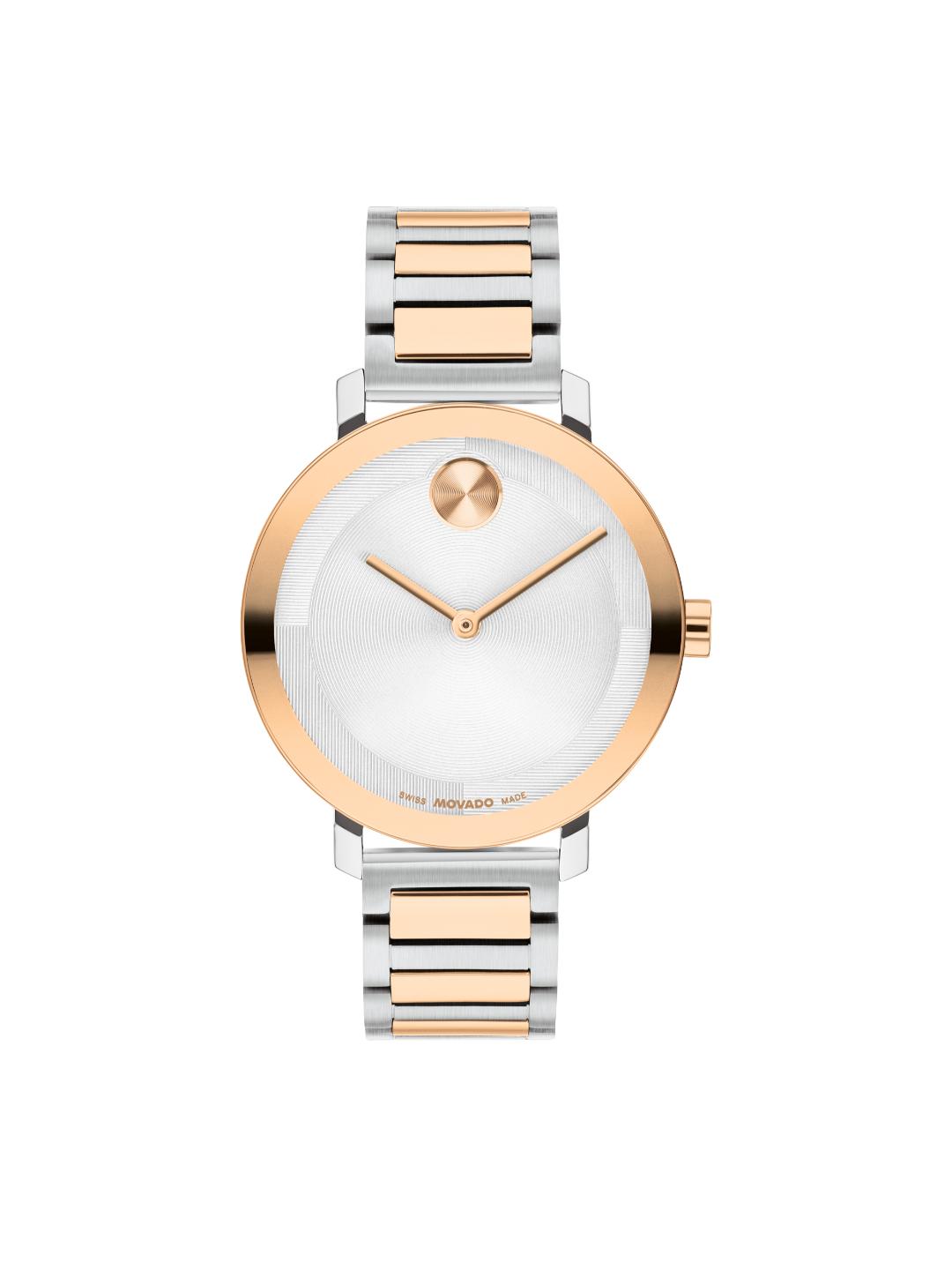 Movado Bold 34 mm Silver Dial Women Analog Watch 3601141