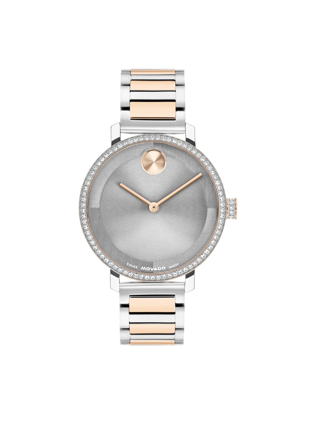 Movado Bold 34 mm Grey Dial Women Analog Watch 3601283