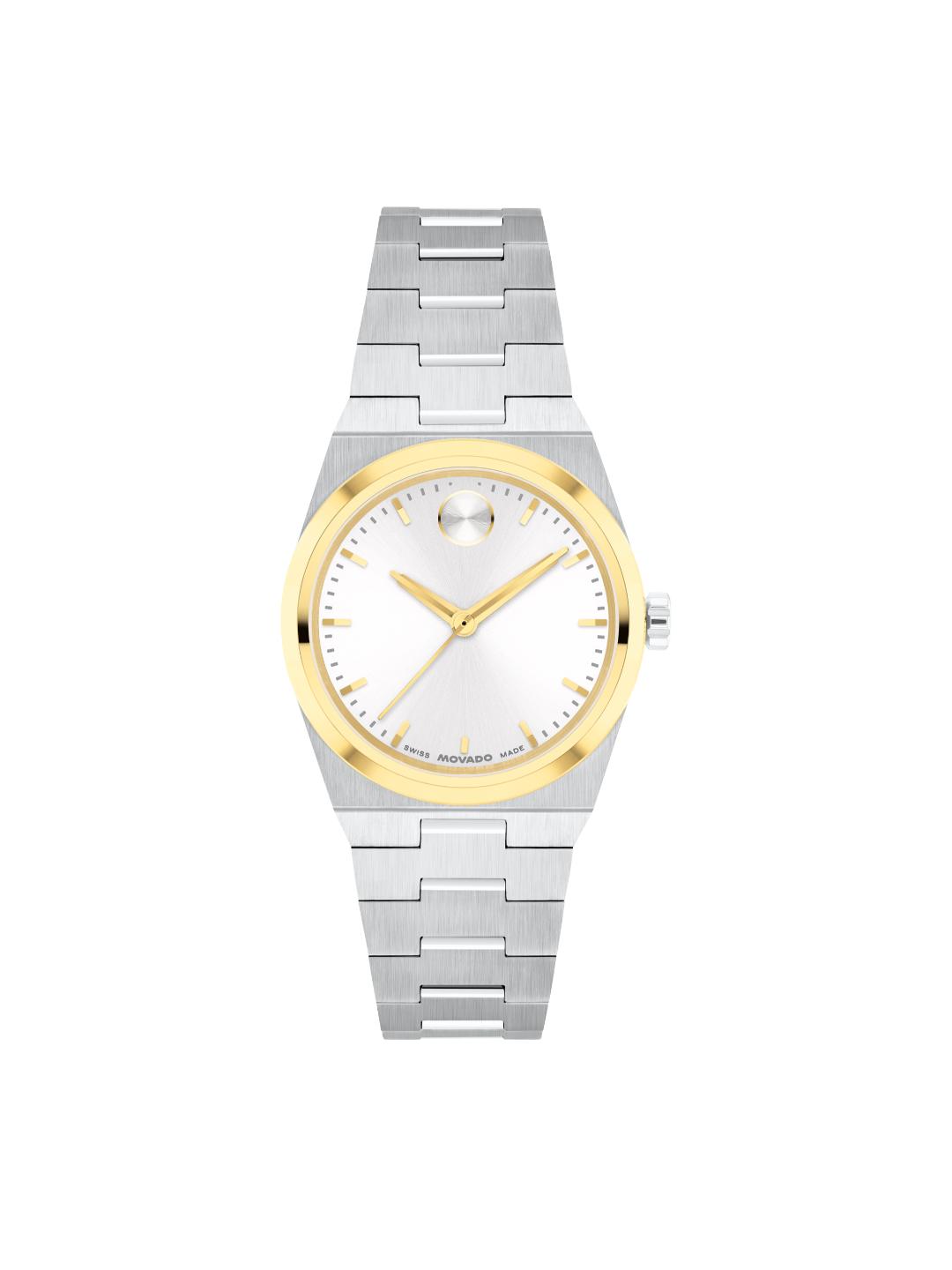 Movado Bold 28 mm White Dial Women Analog Watch 3601291