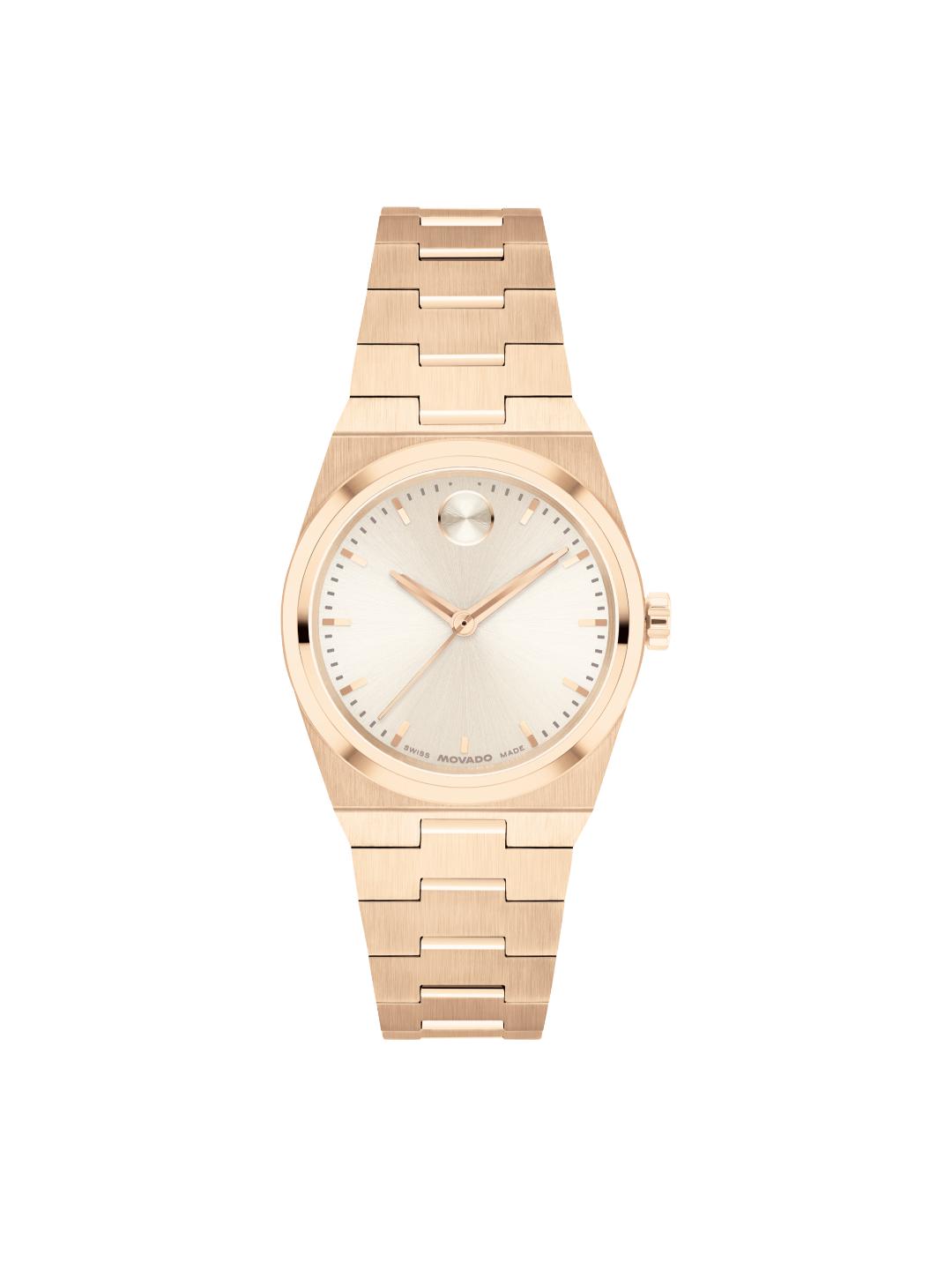 Movado Bold 28 mm Champagne Dial Women Analog Watch 3601293