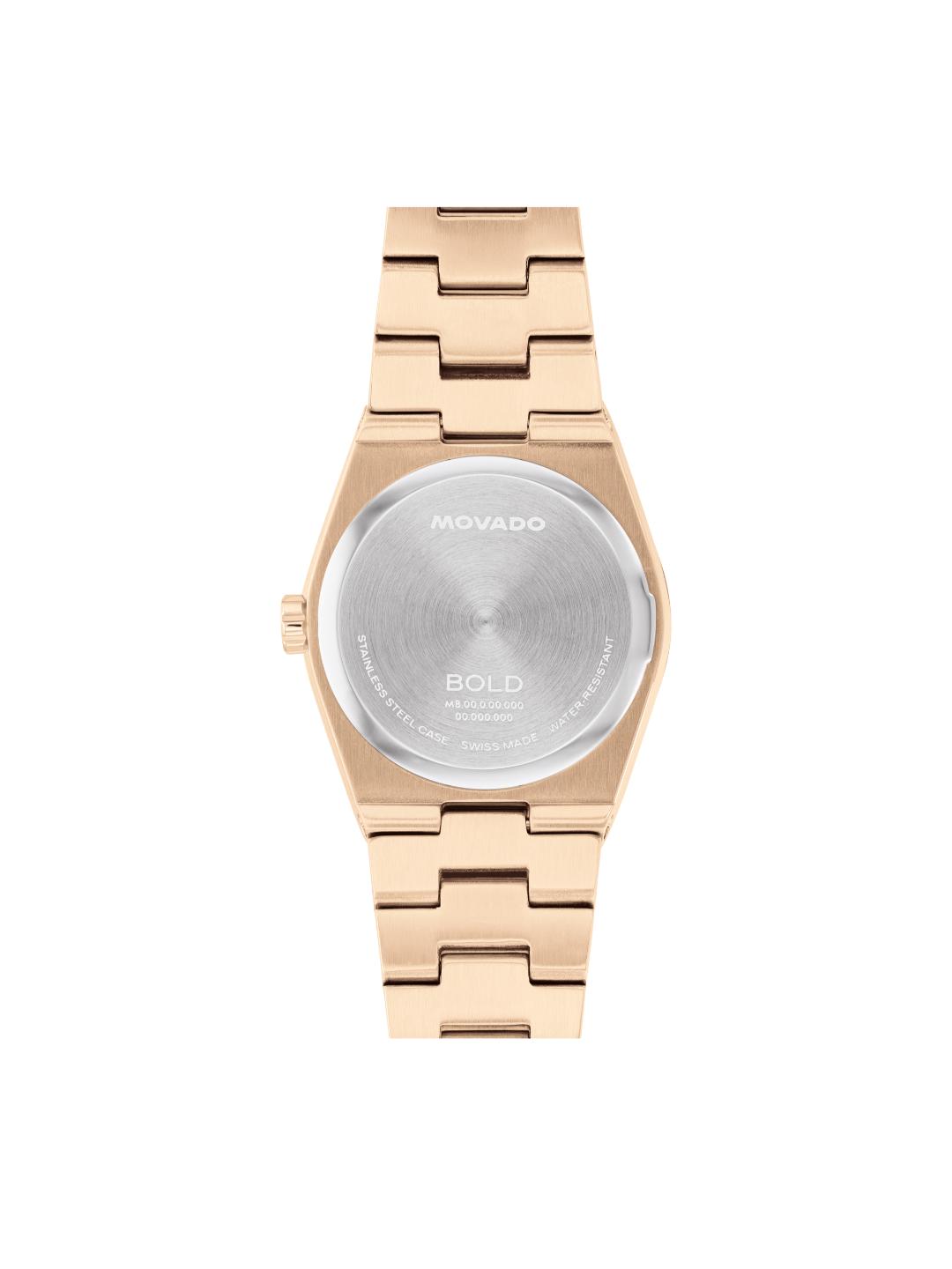 Movado Bold 28 mm Champagne Dial Women Analog Watch 3601293