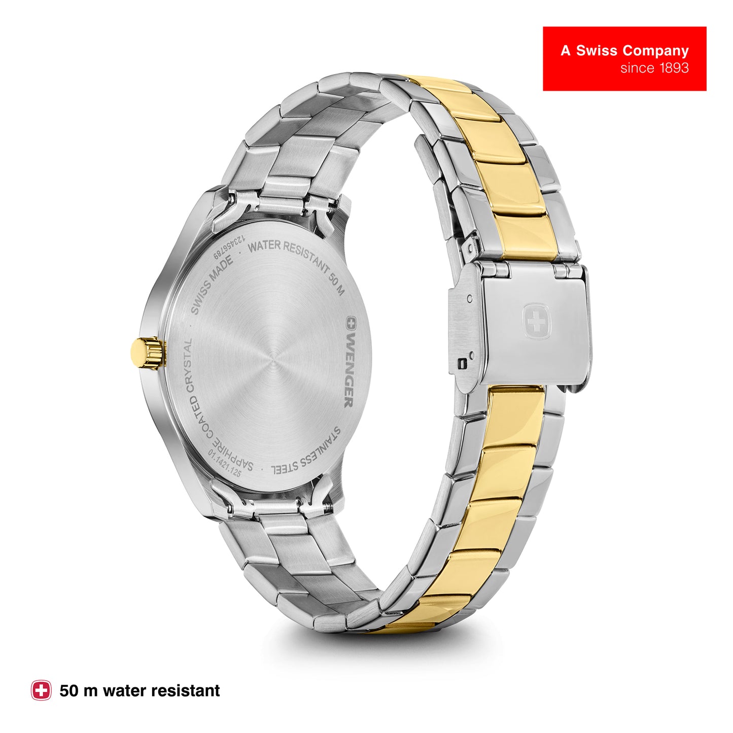 Wenger City Classic 34mm Silver Dial Women Analog Watch 01.1421.125