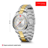 Wenger City Classic 34mm Silver Dial Women Analog Watch 01.1421.125