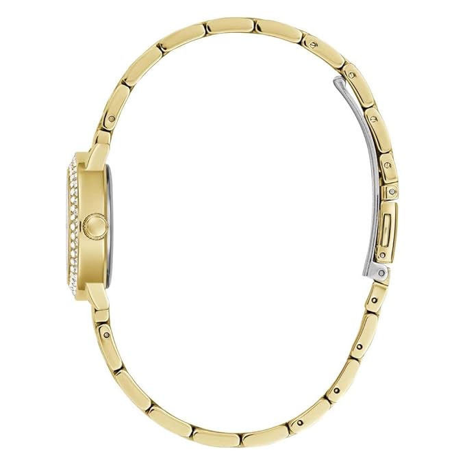 Guess GD Gem 25 mm Gold Dial Women Analog Watch GW0028L2