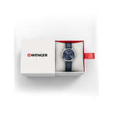 Wenger Urban Donnissima Swiss Made 35 mm Blue Dial Women Watch 60.1721.120