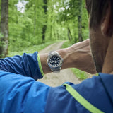 Victorinox I.N.O.X. Chrono Large Swiss Made Men's Watch Blue Dial 43 mm 200m Water Resistant Stainless Steel Bracelet Quartz Chronograph Wrist Watch for Men | 241985