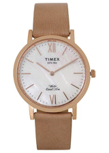 Timex 37 mm White Dial Women Analog Watch TWEL12604