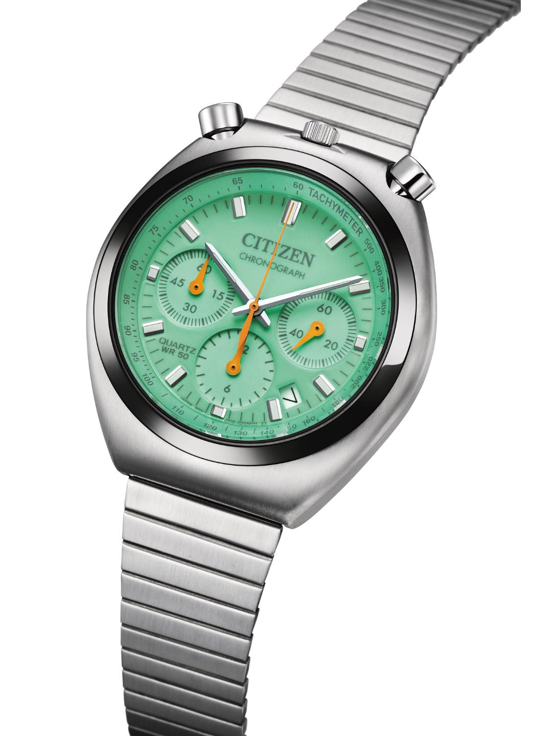 Citizen Quartz Men 38 mm Green Dial Watch AN3660-73X