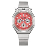 Citizen Bullhead 38 mm Pink Dial Quartz Men Watch AN3700-89Z