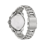 Citizen Men 46.4 mm Automatic Analog Blue Dial Stainless Steel Strap Watch AN8201-57L