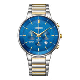 CITIZEN Men 42 mm Size Blue Dial Chronograph Watch- AN8224-51L