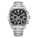 Citizen Black Dial 46.4 mm Quartz Chronograph Men Watch- AN8230-59E