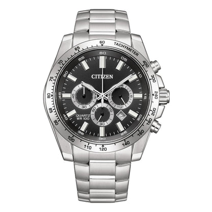 Citizen Black Dial 46.4 mm Quartz Chronograph Men Watch- AN8230-59E