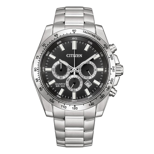 Citizen Black Dial 46.4 mm Quartz Chronograph Men Watch- AN8230-59E