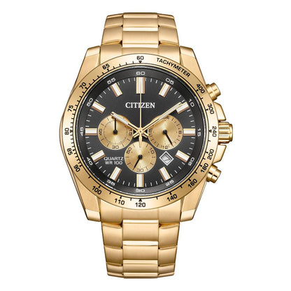 Citizen Black Dial 46.4 mm Quartz Chronograph Men Watch- AN8233-51E