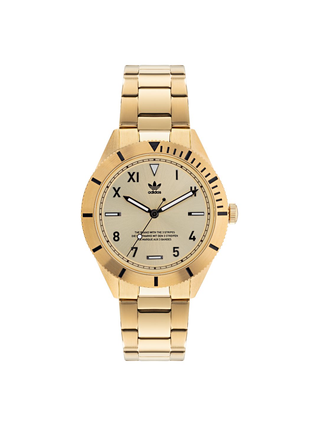 Adidas Originals Gold Dial Unisex Watch AOFH22062
