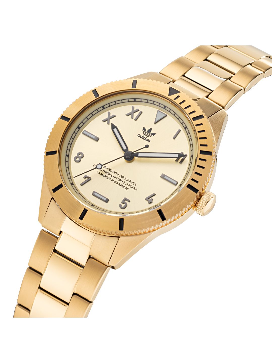 Adidas Originals Gold Dial Unisex Watch AOFH22062