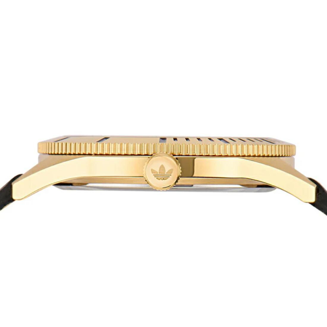 Adidas Originals Gold Dial Unisex Watch - AOFH22504