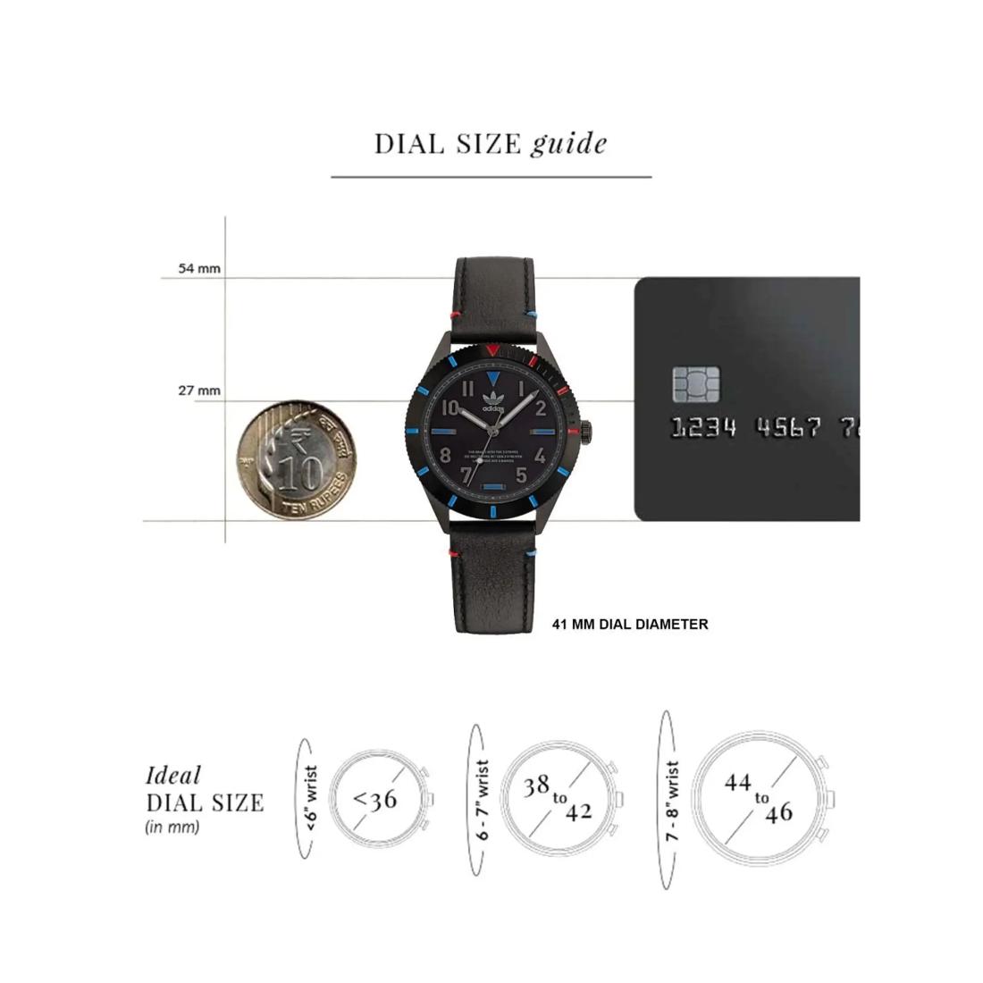 Adidas Originals Black Dial Unisex Watch AOFH22506