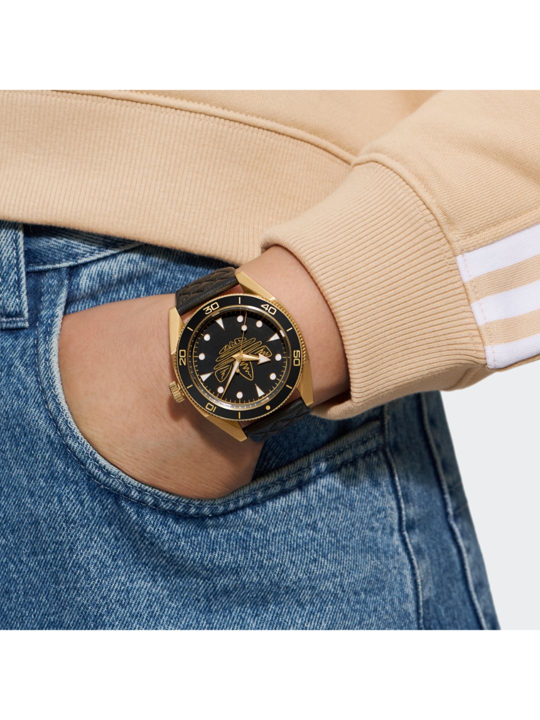Adidas Originals Black Dial Unisex Watch AOFH23001
