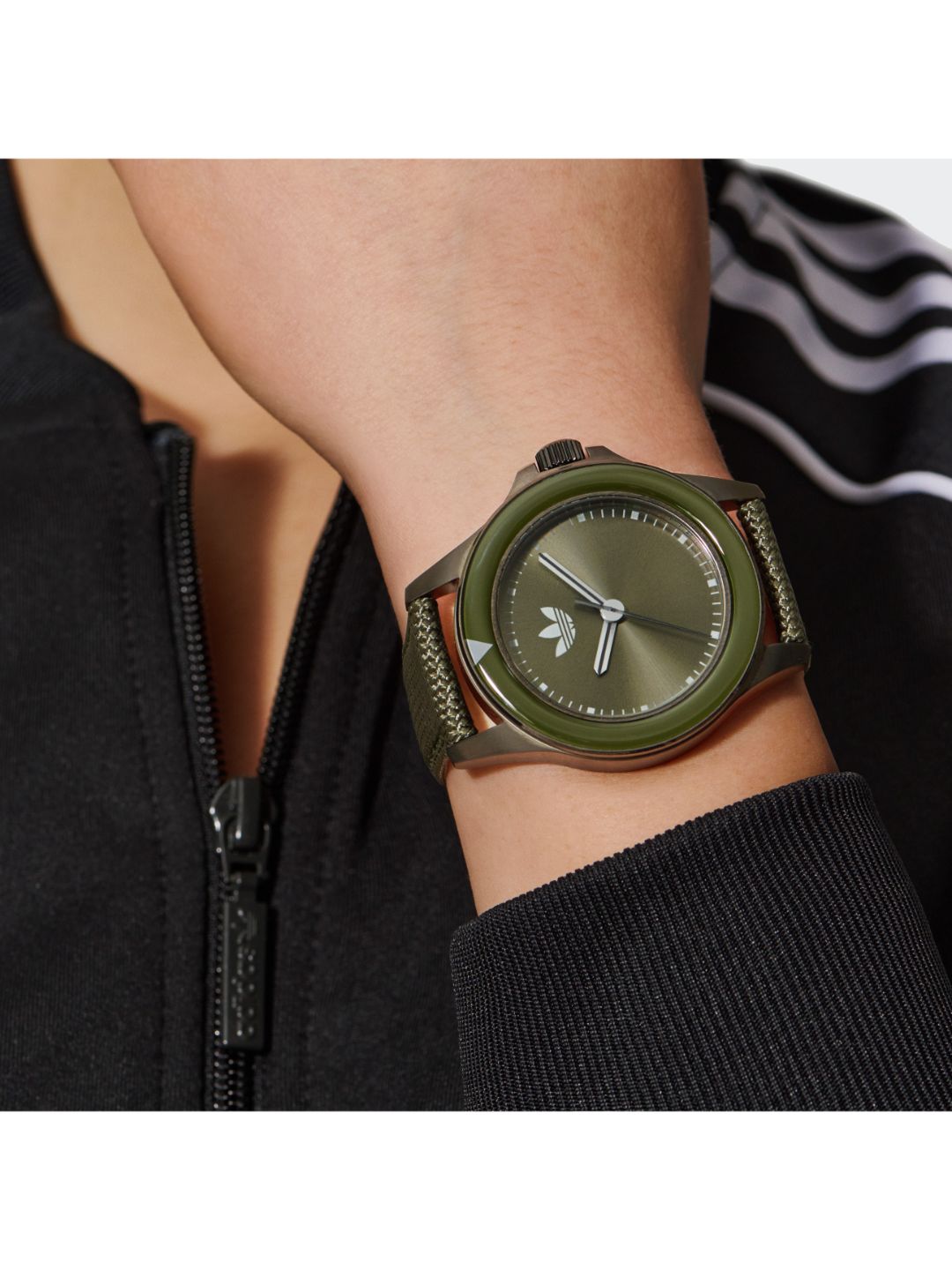 Adidas Originals Green Dial Unisex Watch AOFH23017
