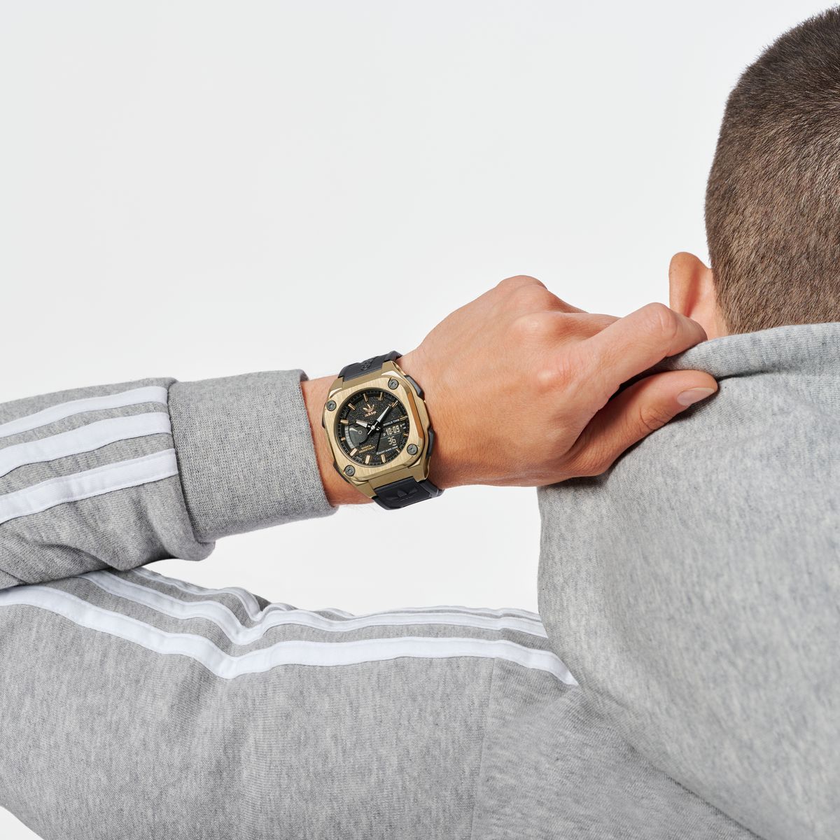 Adidas Originals Black Dial Unisex Ani Digi Watch AOFH23501