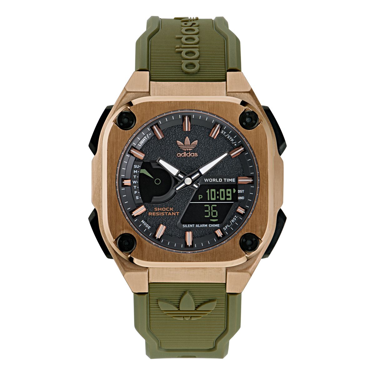 Adidas Originals Black Dial Unisex Ani Digi Watch AOFH23502