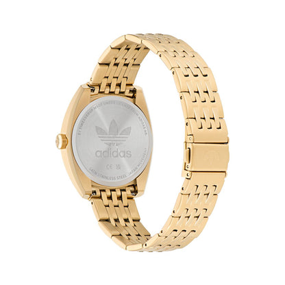 Adidas Originals Gold-Tone Dial Unisex Analog Watch - AOFH23509