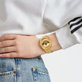 Adidas Originals Gold Tone Dial Unisex Analog Watch AOFH23509