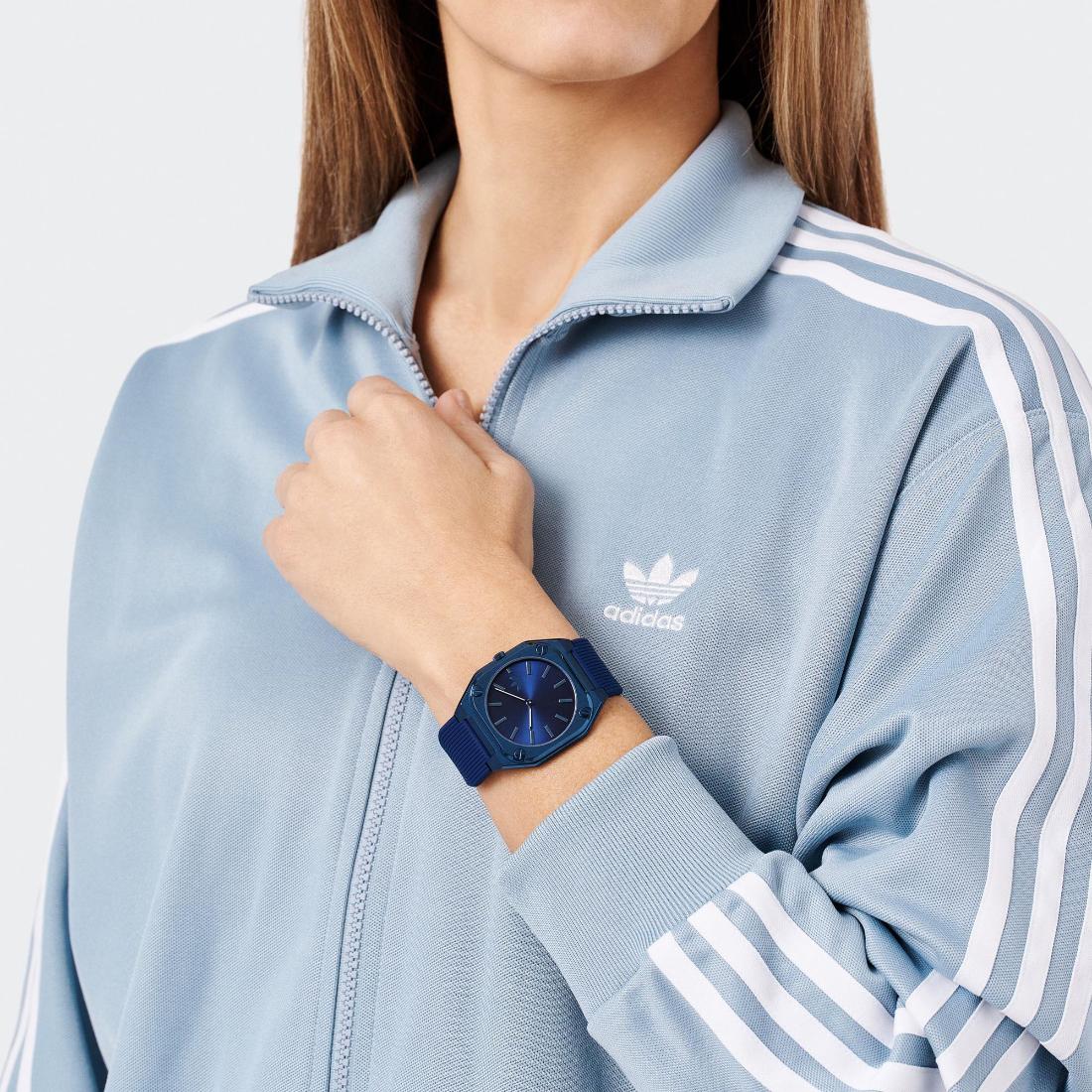 Adidas Originals City Tech Thin Unisex Blue 39 mm Dial Analog Watch AOFH24001