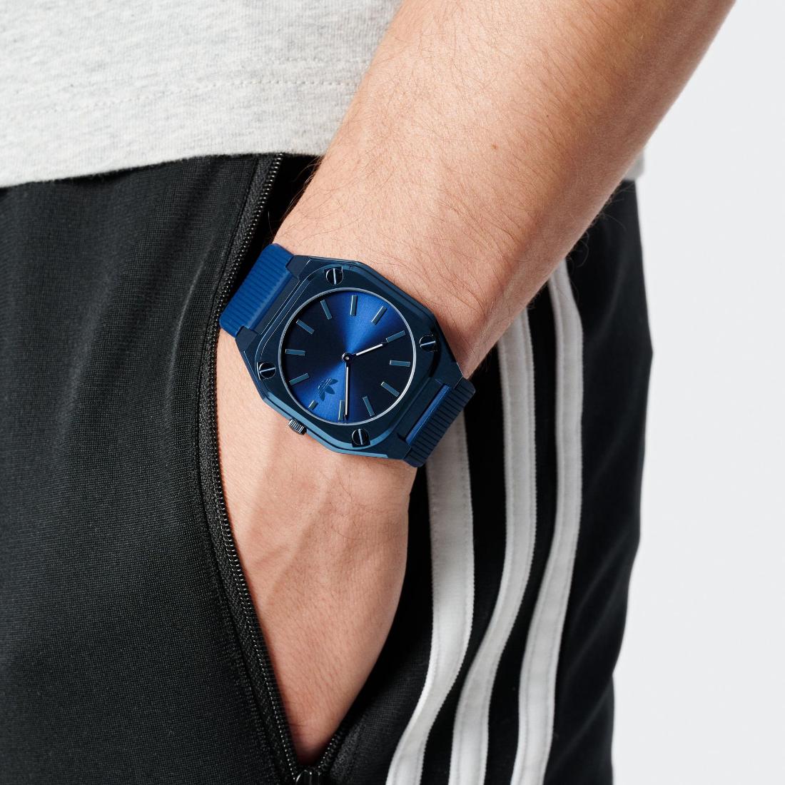 Adidas Originals City Tech Thin Unisex Blue 39 mm Dial Analog Watch - AOFH24001