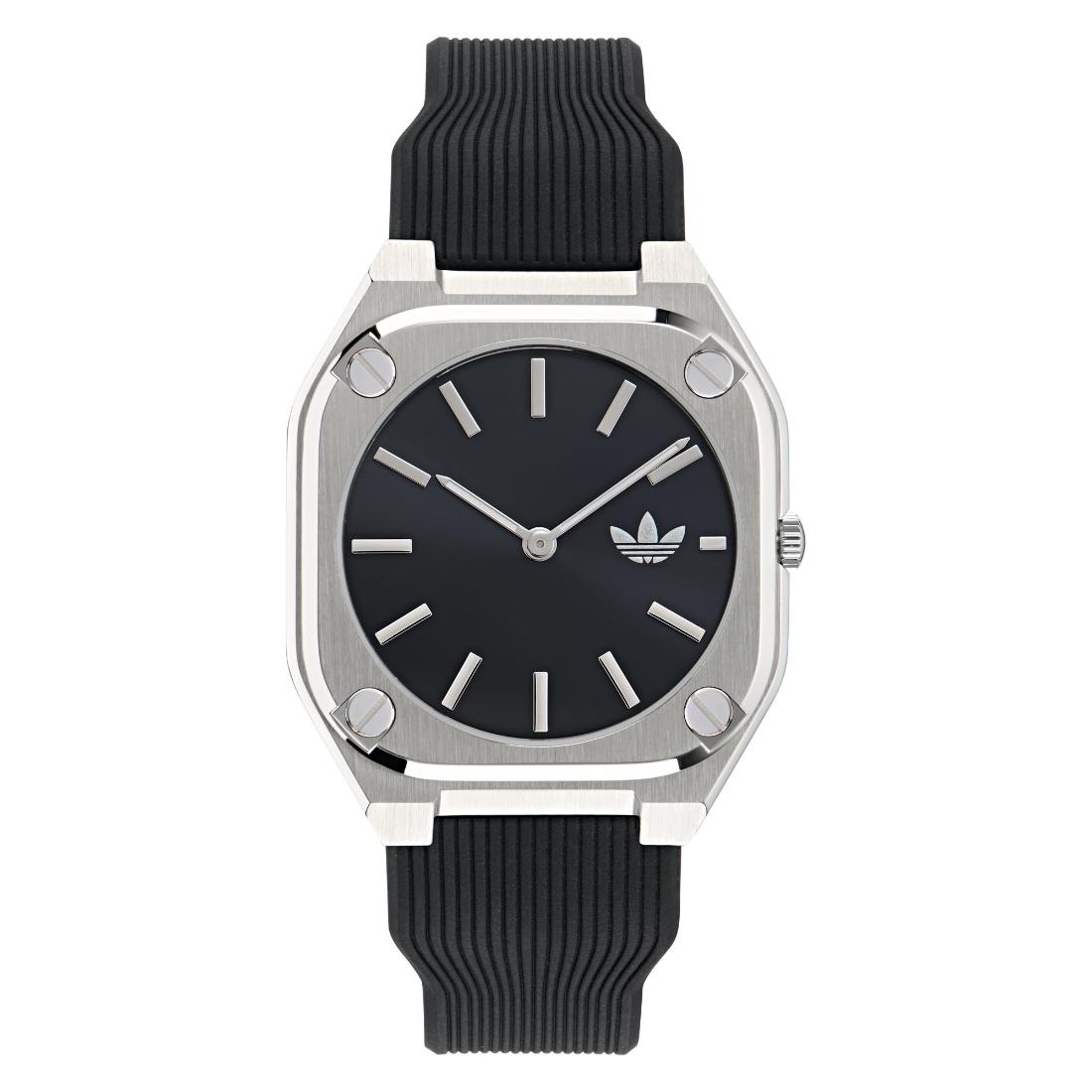 Adidas Originals City Tech Thin Unisex Black 39 mm Dial Analog Watch AOFH24002
