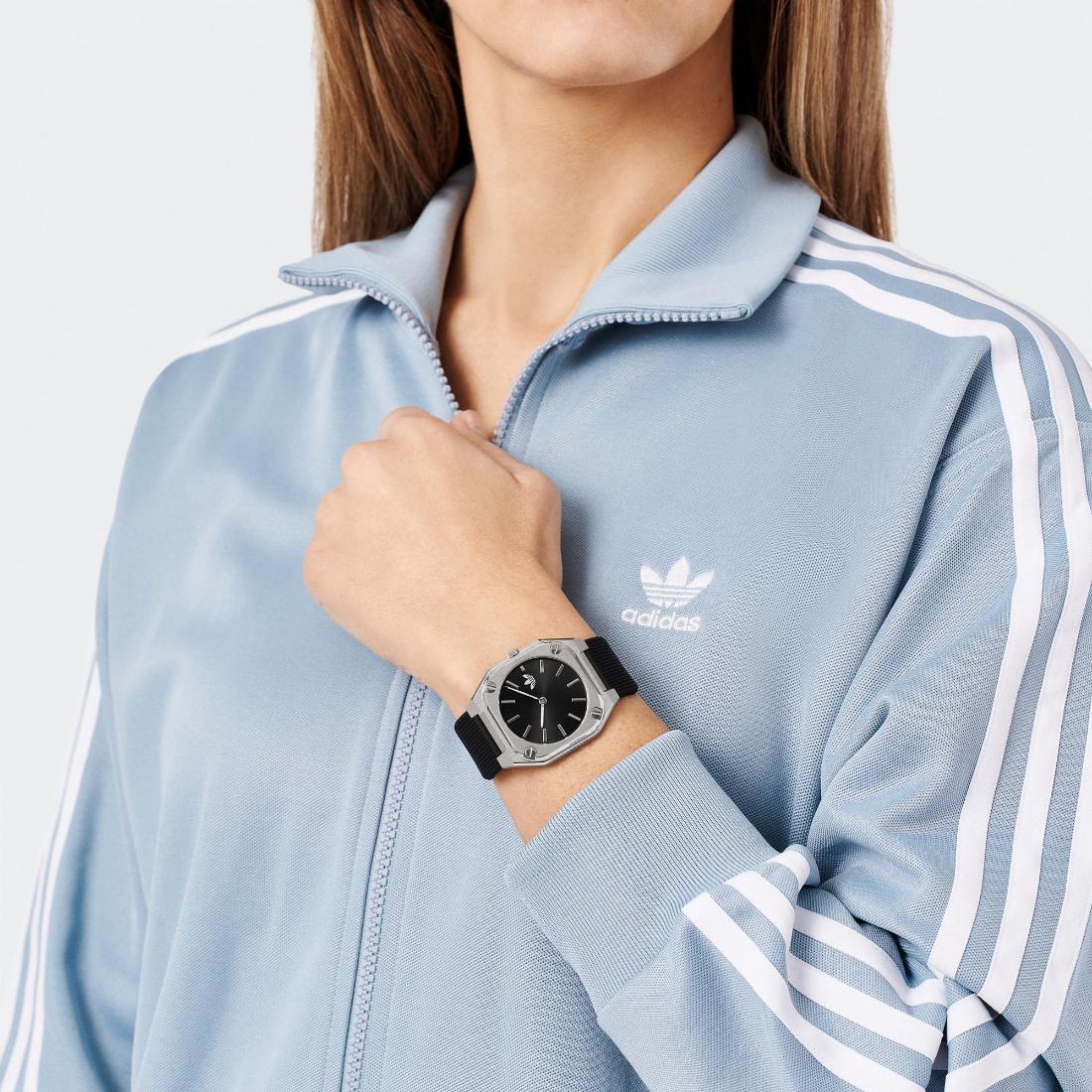 Adidas Originals City Tech Thin Unisex Black 39 mm Dial Analog Watch AOFH24002