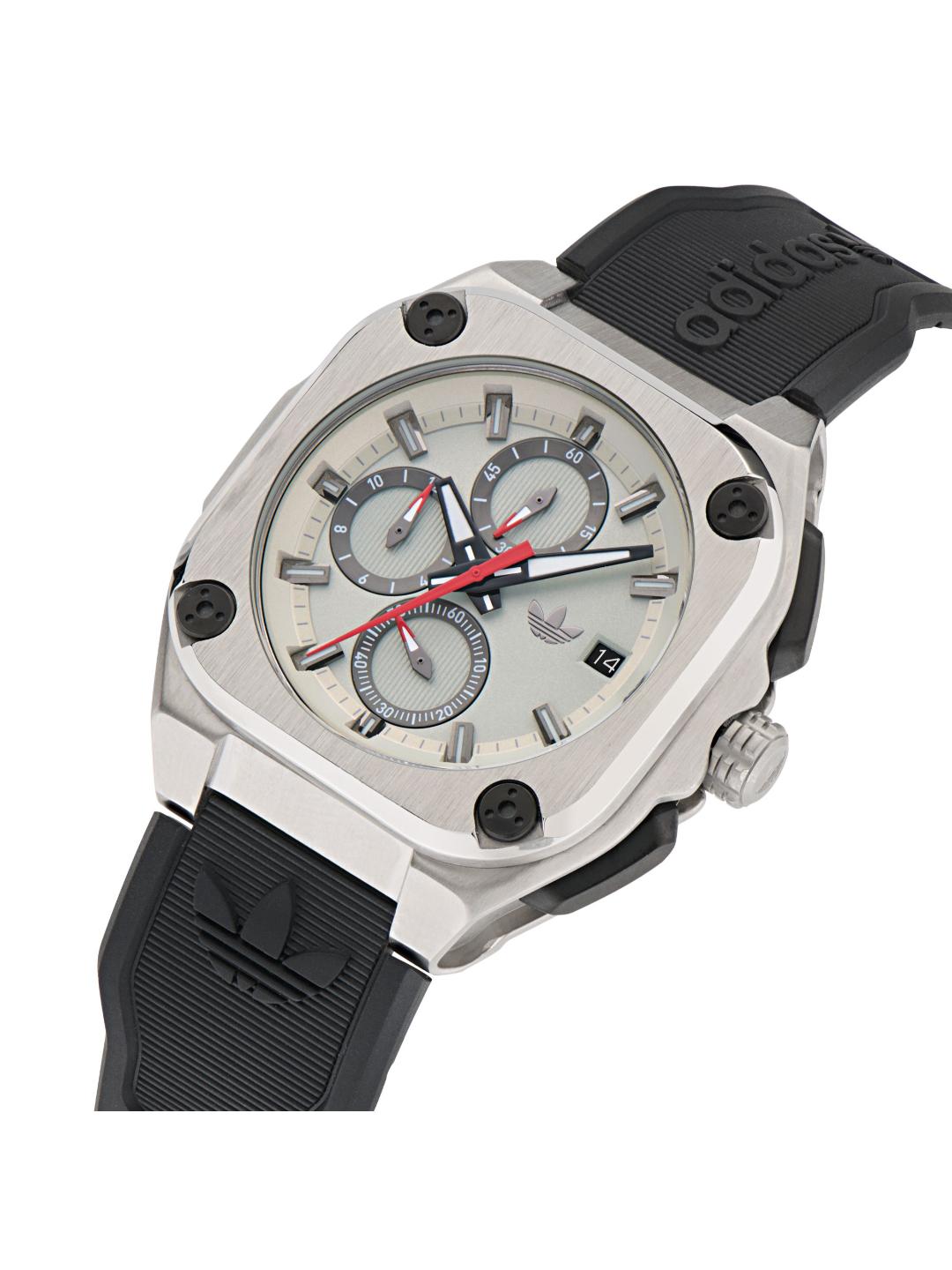 Adidas Originals AO Fashion 45 mm Silver Tone Dial Unisex Analog Watch AOFH24017