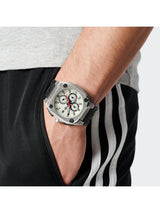 Adidas Originals AO Fashion 45 mm Silver Tone Dial Unisex Analog Watch AOFH24017
