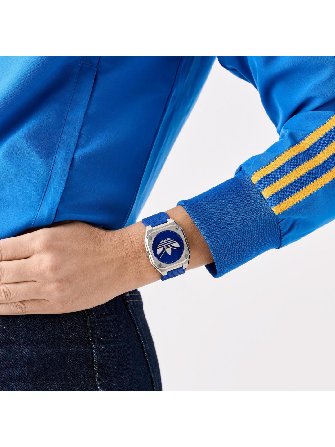 Adidas Originals AO Fashion 39 mm Blue Dial Unisex Analog Watch AOFH25009