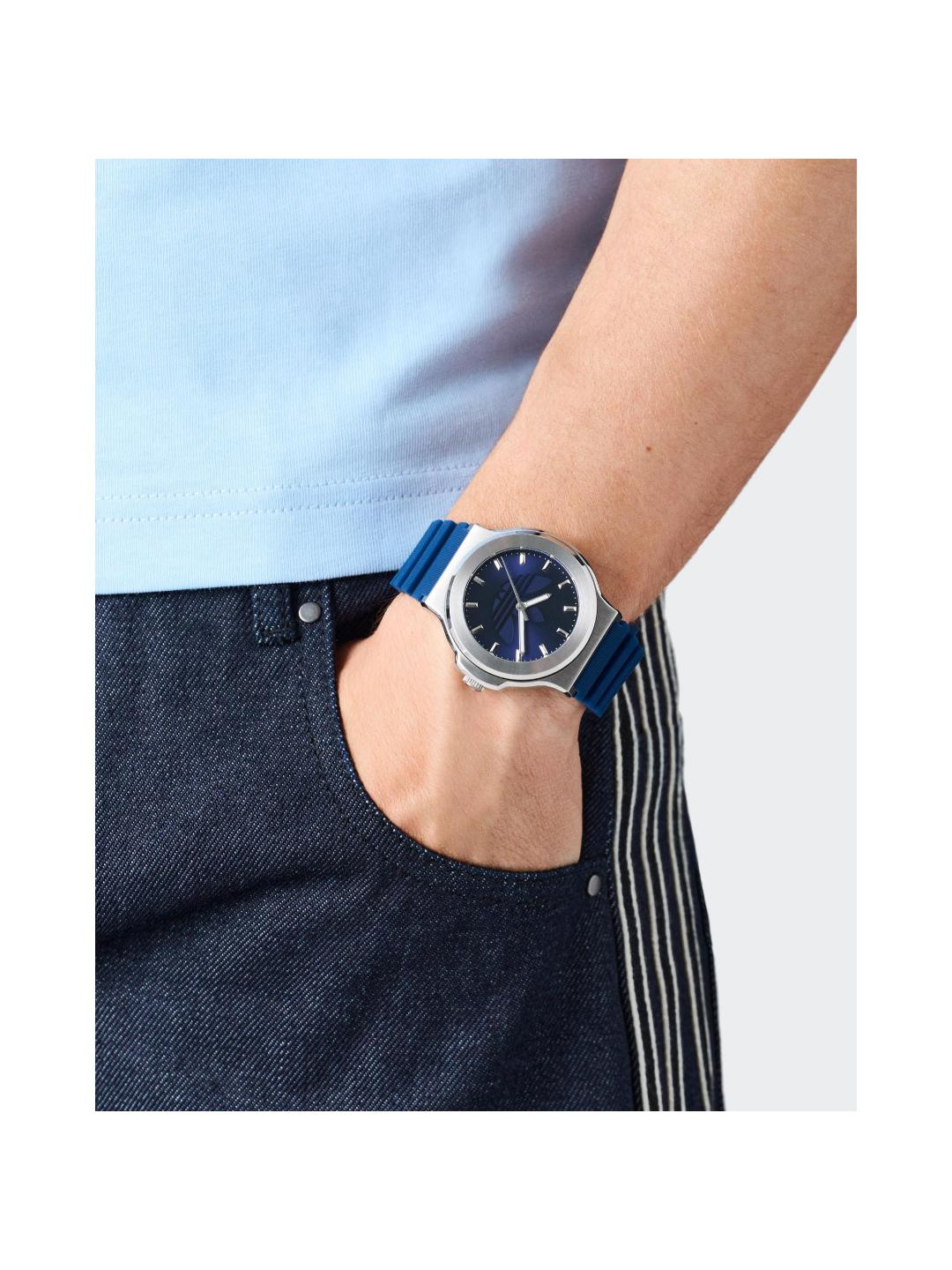 Adidas Originals AO Fashion Unisex 41 mm Blue Dial Analog Watch AOFH25502