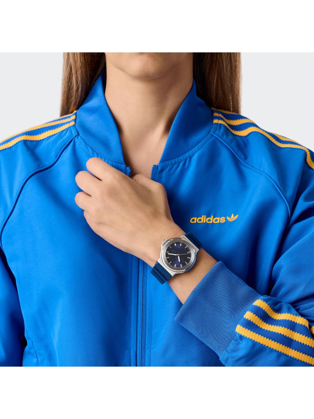 Adidas Originals AO Fashion Unisex 41 mm Blue Dial Analog Watch AOFH25502