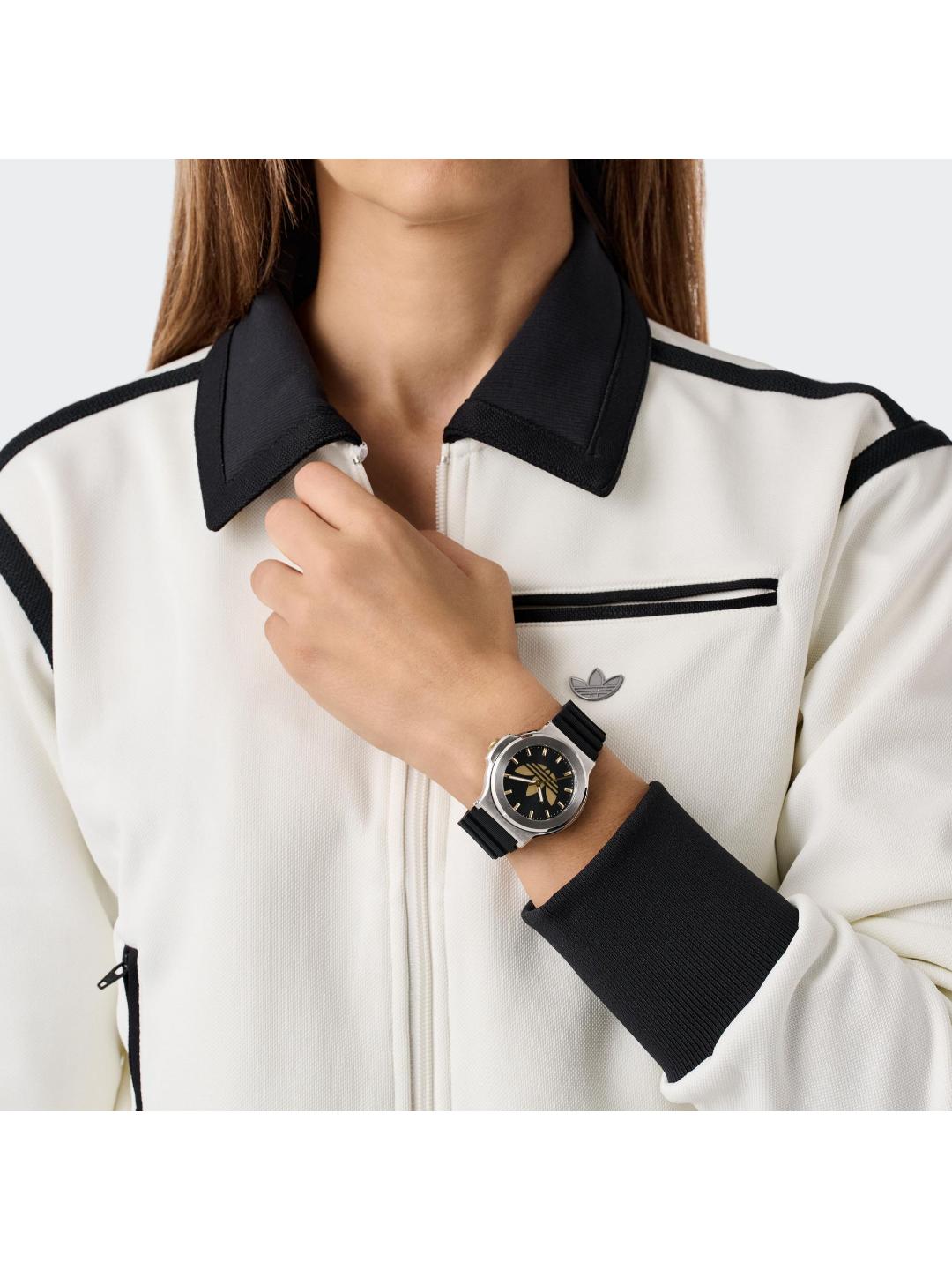 Adidas Originals AO Fashion Unisex 41 mm Black Dial Analog Watch AOFH25503