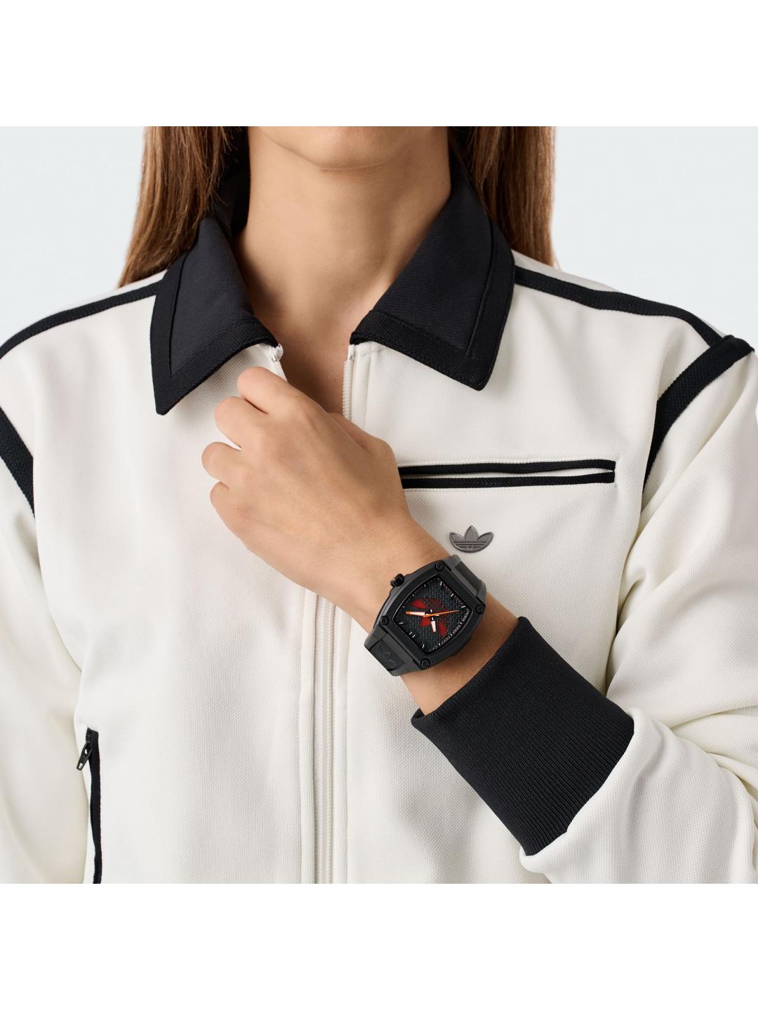 Adidas Originals AO Fashion Unisex 44 mm Black Dial Analog Watch AOFH25509