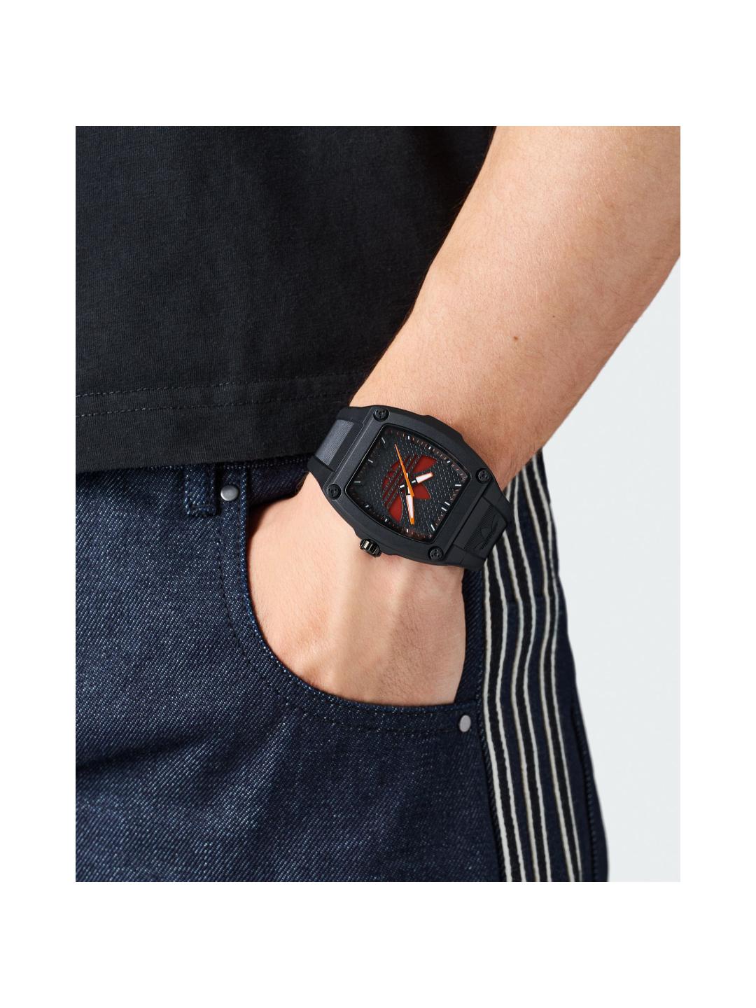 Adidas Originals AO Fashion Unisex 44 mm Black Dial Analog Watch AOFH25509